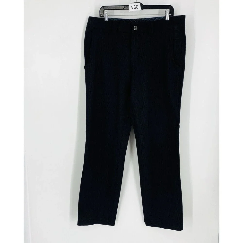 Lululemon Mens Pants Size 38 Black Houndstooth Active Work Pants Softshell